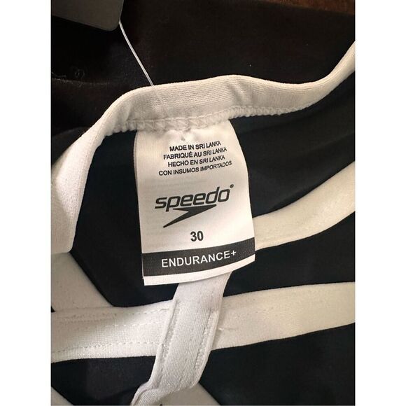 NWT Speedo Endurance + Black Swimsuit size 30 - Picture 5 of 5